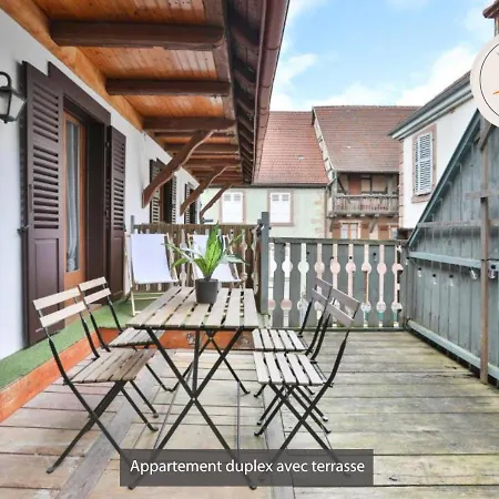 Apartment Duplex Des Vins: Medieval Village Retreat In Alsace Bergheim
