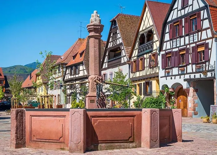 Duplex 3 Et 4 Personnes Confort - Climatisation - Route Des Vins - Centre Alsace شقة برغهايم